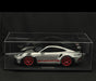 Porsche 911 GT3 RS Type 992.1 2022 Weissach Package Silver GT / Red Stripes - 1/8 - GT SPIRIT - GTS802001 Passion Diecast