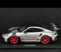 Porsche 911 GT3 RS Type 992.1 2022 Weissach Package Silver GT / Red Stripes - 1/8 - GT SPIRIT - GTS802001 Passion Diecast