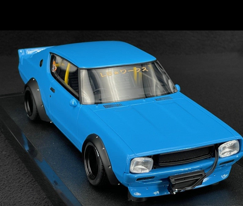 Nissan Skyline 2000 GT-R KPGC110 LB-Works 2024 Blue - OTTO - 1/18 - OT1210 Passion Diecast 