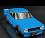 Nissan Skyline 2000 GT-R KPGC110 LB-Works 2024 Blue - OTTO - 1/18 - OT1210 Passion Diecast 