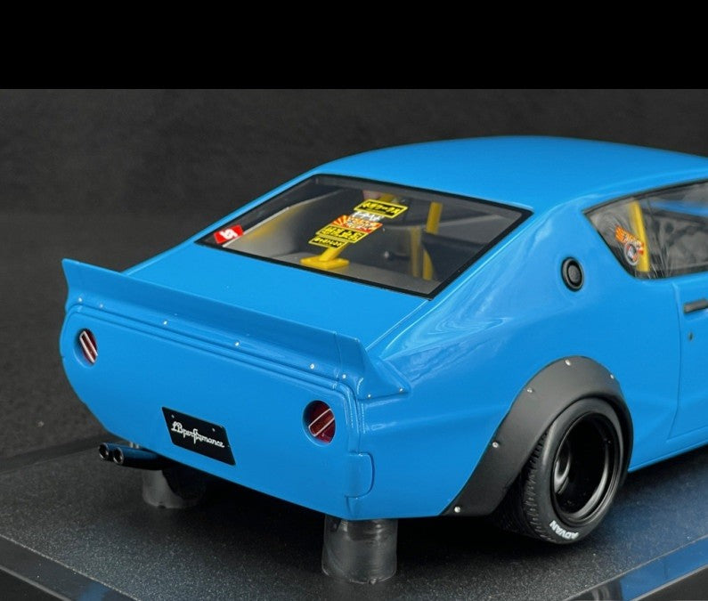 Nissan Skyline 2000 GT-R KPGC110 LB-Works 2024 Blue - OTTO - 1/18 - OT1210 Passion Diecast 