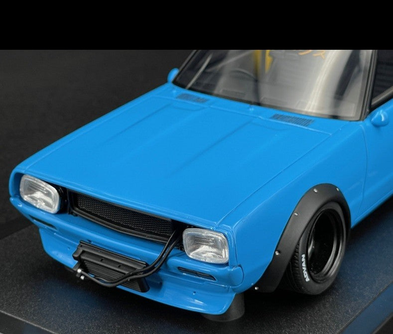 Nissan Skyline 2000 GT-R KPGC110 LB-Works 2024 Blue - OTTO - 1/18 - OT1210 Passion Diecast 