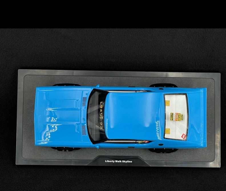 Nissan Skyline 2000 GT-R KPGC110 LB-Works 2024 Blue - OTTO - 1/18 - OT1210 Passion Diecast 
