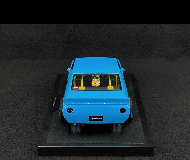 Nissan Skyline 2000 GT-R KPGC110 LB-Works 2024 Blue - OTTO - 1/18 - OT1210 Passion Diecast 