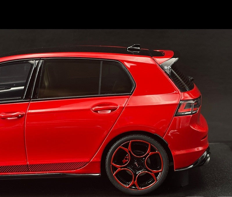 Volkswagen Golf 8 GTI 50th Edition 2024 Tornado Red - OTTO - 1/18 - OT1322 Passion Diecast 
