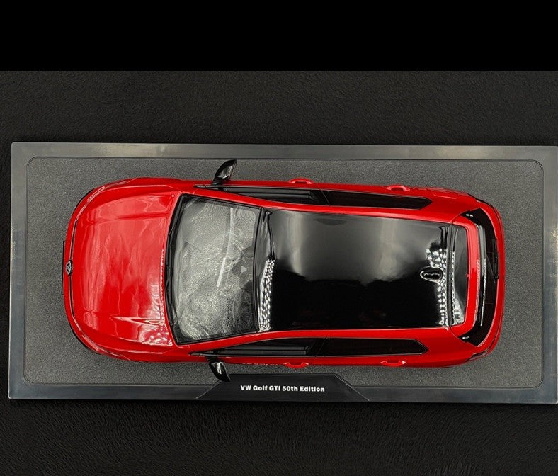 Volkswagen Golf 8 GTI 50th Edition 2024 Tornado Red - OTTO - 1/18 - OT1322 Passion Diecast 