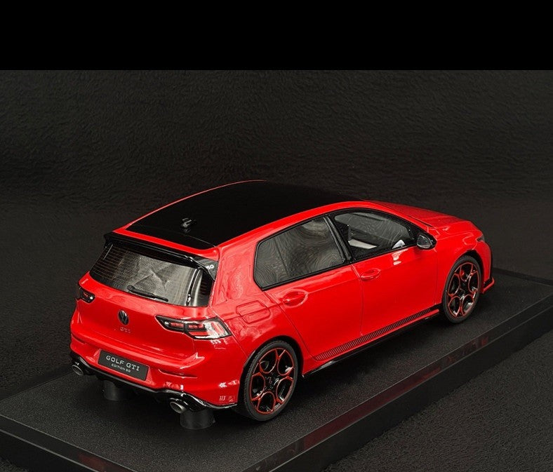 Volkswagen Golf 8 GTI 50th Edition 2024 Tornado Red - OTTO - 1/18 - OT1322 Passion Diecast 