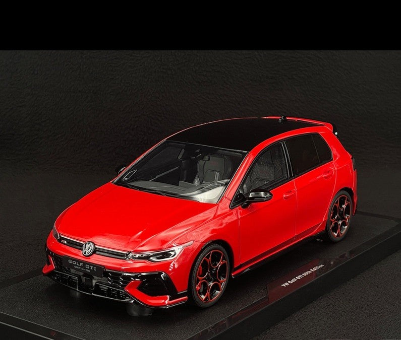 Volkswagen Golf 8 GTI 50th Edition 2024 Tornado Red - OTTO - 1/18 - OT1322 Passion Diecast 
