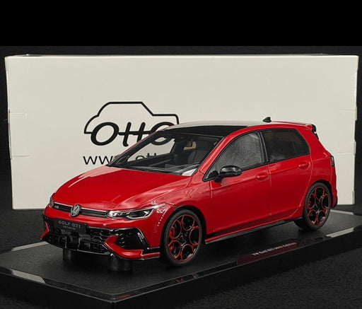Volkswagen Golf 8 GTI 50th Edition 2024 Tornado Red - OTTO - 1/18 - OT1322 Passion Diecast 