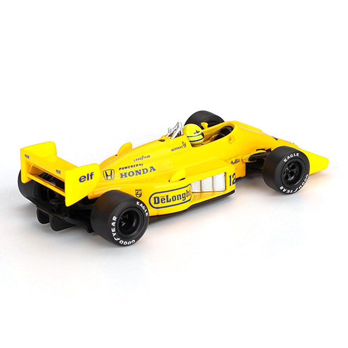 Lotus 99T No.12 Ayrton Senna 1987 Monaco Grand Prix Winner - Mini GT - 1:64 - MGT01088-BL
