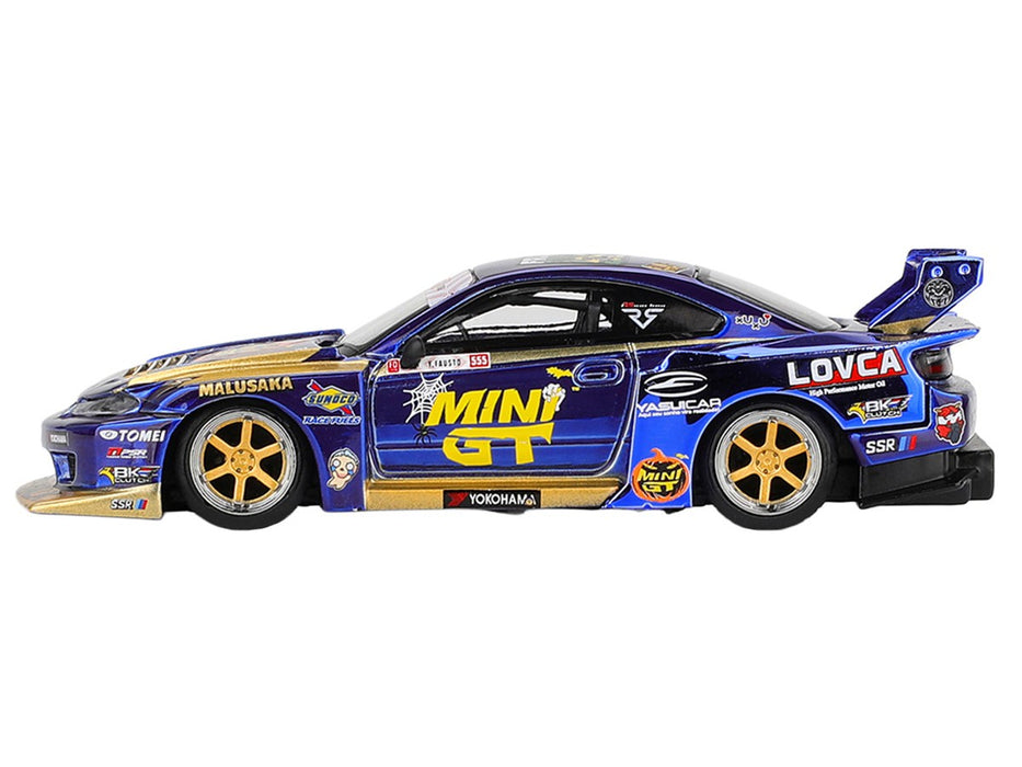 Nissan LB-Super Silhouette S15 Team MINI GT Liberty Walk 2025 Formula Drift Halloween - Mini GT - 1:64 - MGT01185