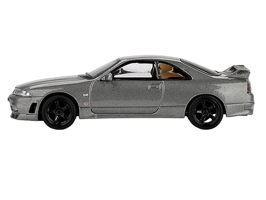 NISSAN Skyline GT-R Dark Metal Gray (NISMO BCNR33 CRS Version) - Mini GT - 1:64 - MGT01128 Passion Diecast