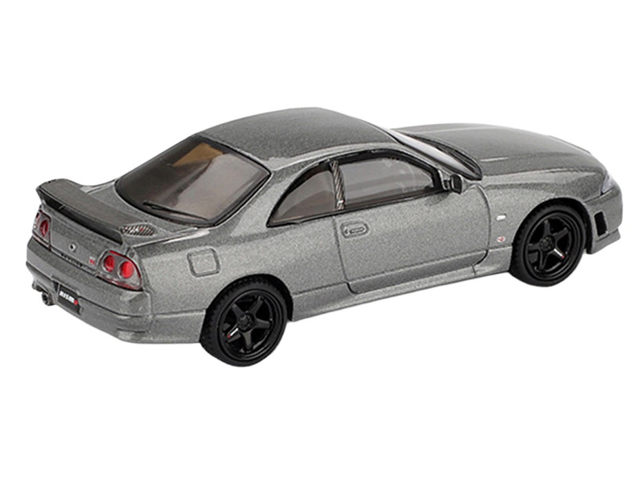 NISSAN Skyline GT-R Dark Metal Gray (NISMO BCNR33 CRS Version) - Mini GT - 1:64 - MGT01128 Passion Diecast