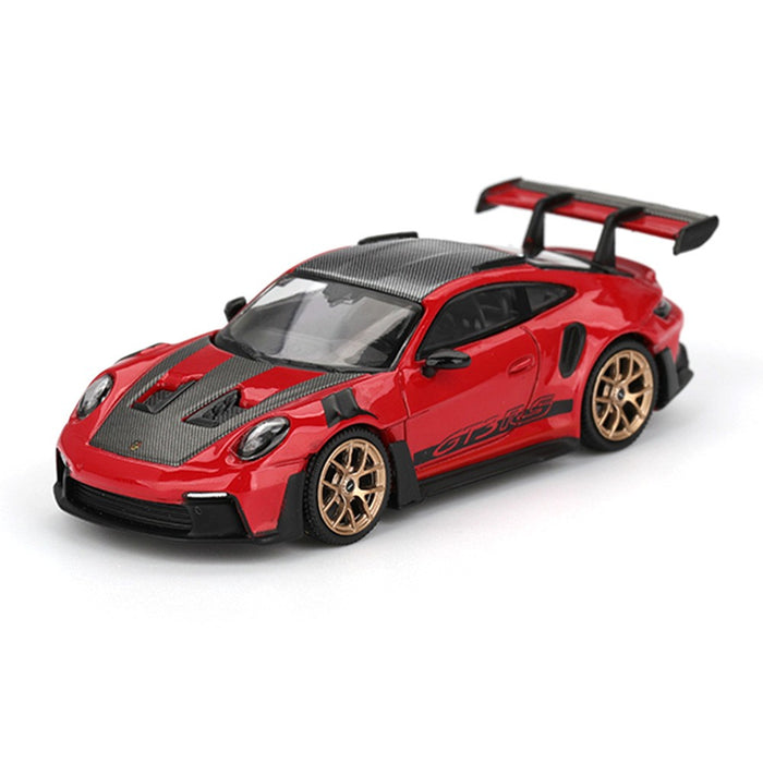 Porsche 911 (992) GT3 RS Weissach Package Guards Red - Mini GT - 1:64 - MGT01060 Passion Diecast