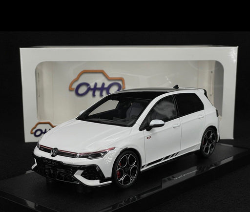 Volkswagen Golf 8 GTI Clubsport 2024 Pure White - OTTO - 1/18 - OT1221 Passion Diecast 