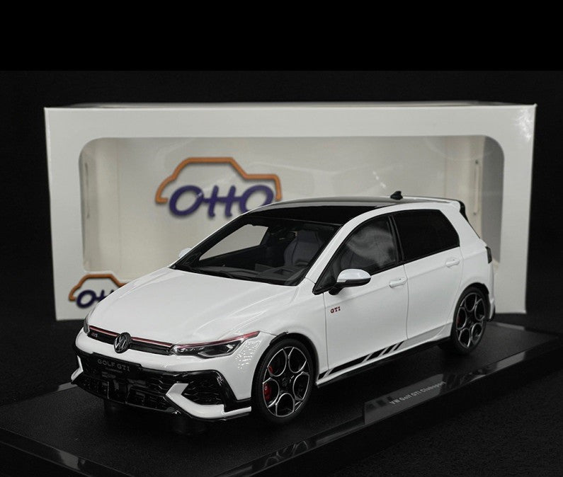 Volkswagen Golf 8 GTI Clubsport 2024 Pure White - OTTO - 1/18 - OT1221 Passion Diecast 
