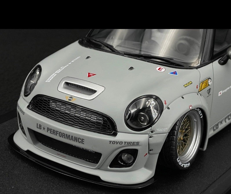 Mini Cooper R56 LB-Works LB Nation 2015 Matte Grey - OTTO - 1/18 - OT1212 Passion Diecast 