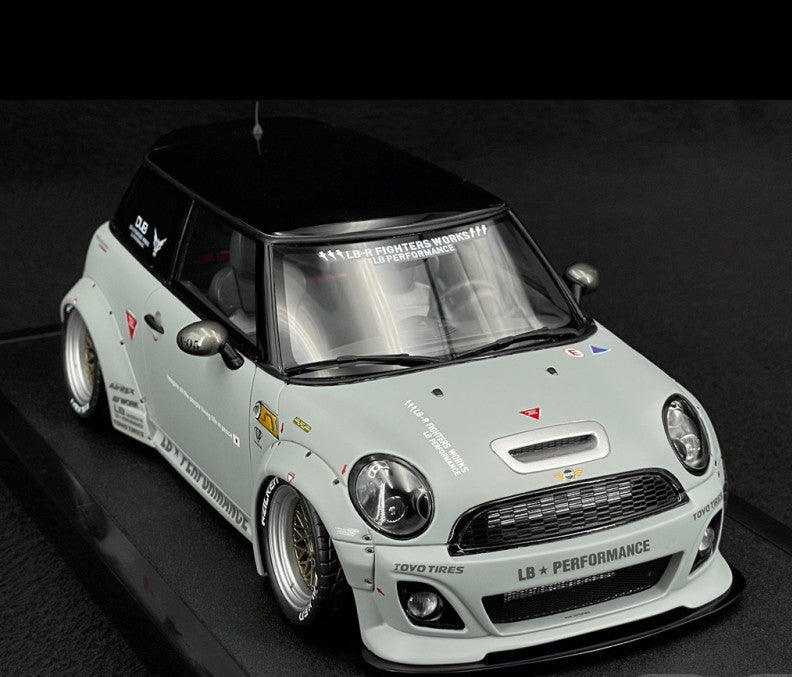 Mini Cooper R56 LB-Works LB Nation 2015 Matte Grey - OTTO - 1/18 - OT1212 Passion Diecast 