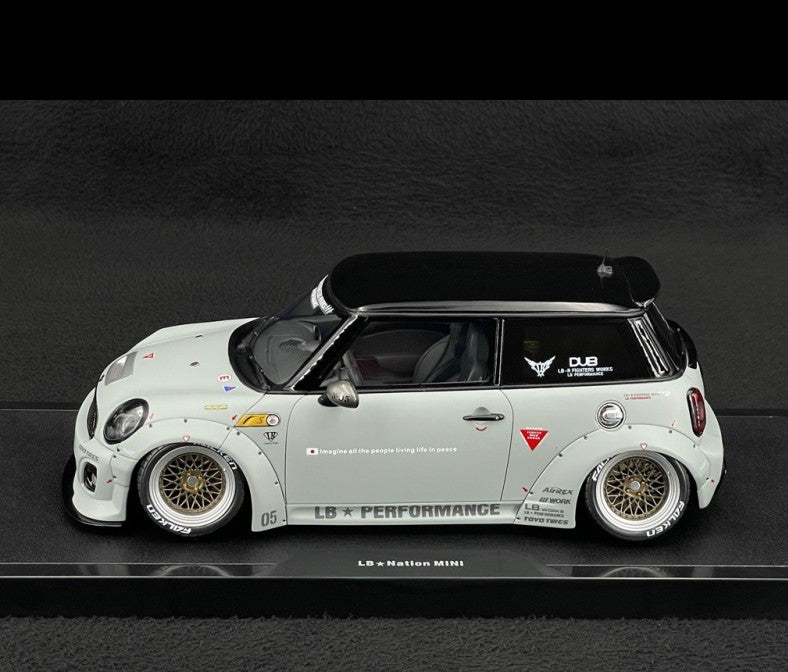 Mini Cooper R56 LB-Works LB Nation 2015 Matte Grey - OTTO - 1/18 - OT1212 Passion Diecast 