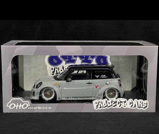 Mini Cooper R56 LB-Works LB Nation 2015 Matte Grey - OTTO - 1/18 - OT1212 Passion Diecast 