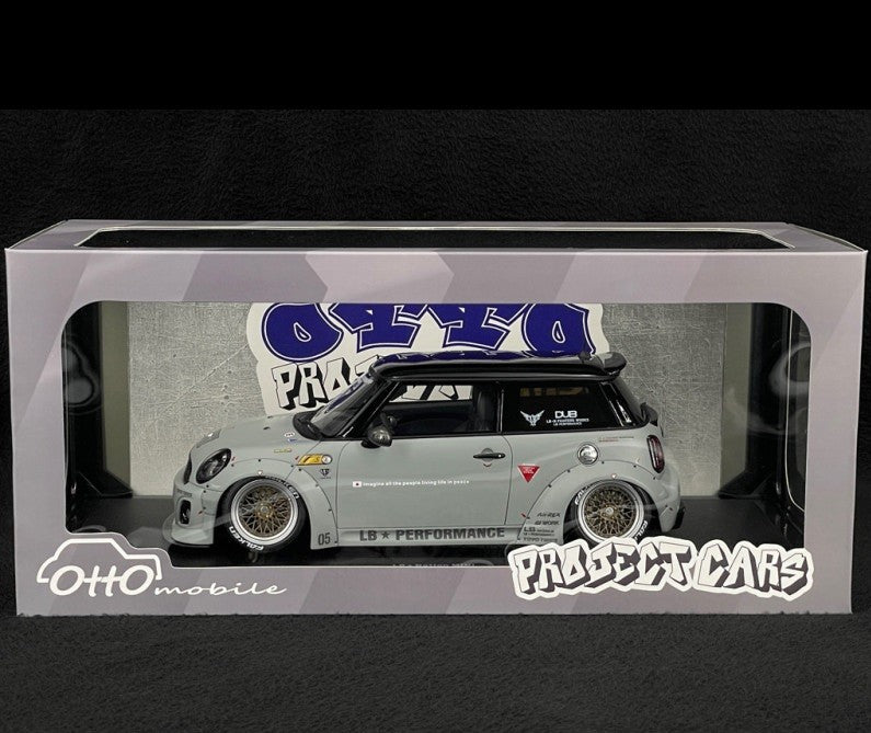 Mini Cooper R56 LB-Works LB Nation 2015 Matte Grey - OTTO - 1/18 - OT1212 Passion Diecast 