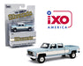 1978 Chevrolet Silverado K30 Crew Cab Fleetside Lifted - Blue with White - IXO Models - 1:64 - IA64007