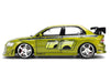 Brians Mitsubishi Lancer Evolution VII Green Color Brush Finish - Fast & Furious 25 Years - Jada 1/24 - 37874 Passion Diecast