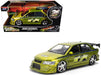 Brians Mitsubishi Lancer Evolution VII Green Color Brush Finish - Fast & Furious 25 Years - Jada 1/24 - 37874 Passion Diecast