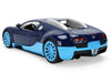2011 Bugatti Veyron Black Dark Blue with Light Blue Accents - Hyper-Spec - Jada 1/24 - 37643