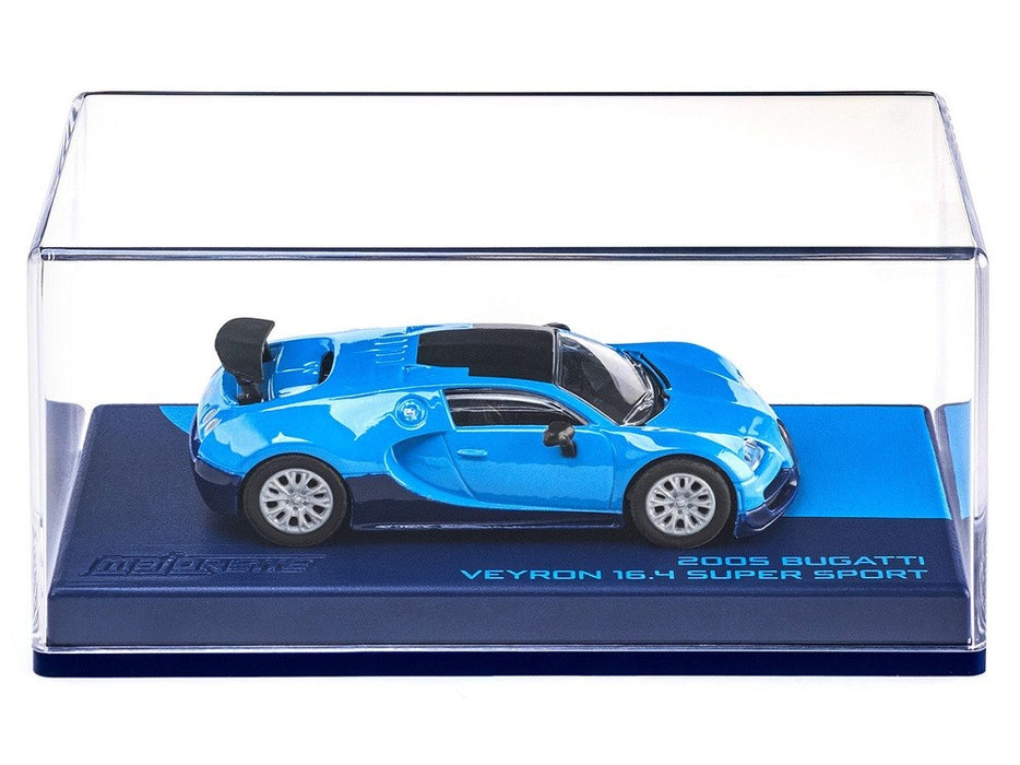 2005 Bugatti Veyron 16.4 Super Sport Blue - Collection Series - Majorette 1:64 - 8505001024 -  Passion Diecast 