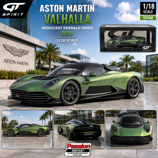 Aston Martin Valhalla Iridescent Emerald green 2025 - 1/18 - GT SPIRIT - GT558 Passion Diecast