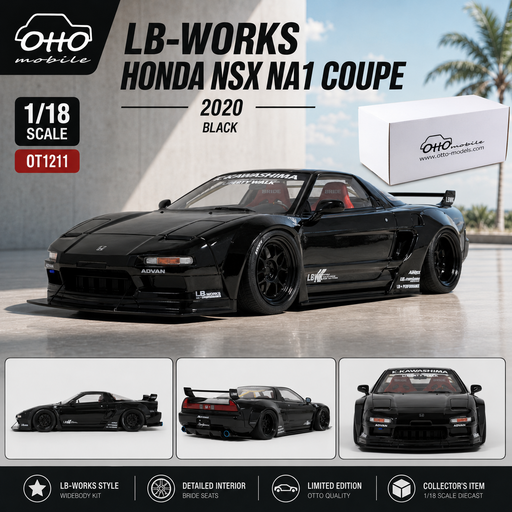 LB-Works Honda NSX NA1 Coupe black 2020 - OTTO - 1/18 - OT1211 Passion Diecast 
