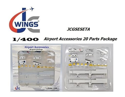 Airport Accessories 20 parts package / JC Wings / 1:400 / JCGSESETA