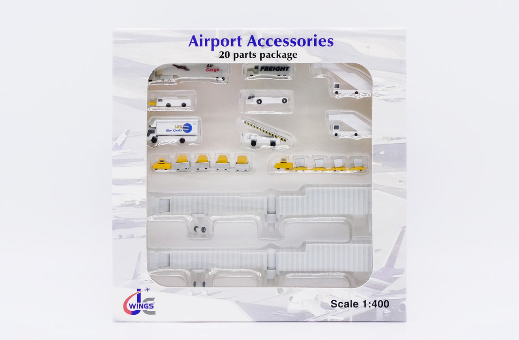 Airport Accessories 20 parts package / JC Wings / 1:400 / JCGSESETA