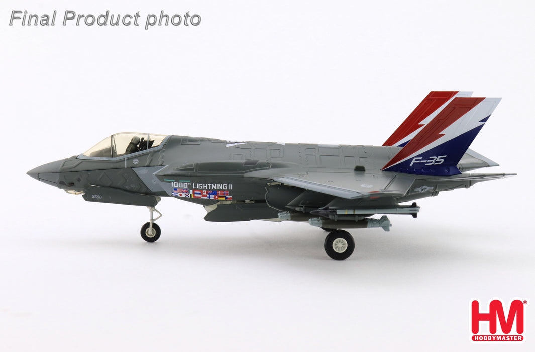 (Preorder) (Free shipping) Lockheed F-35A Lightning II / USAF 115th FW, 176th FS, 1000th F-35, + B61 / HM 1:72 HA4448