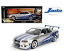 Fast & Furious Brians Nissan Skyline GT-R (R34) - Silver - Jada 1/18 - 37771 Passion DIecast