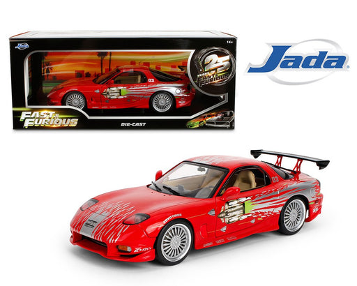 Fast & Furious Doms Mazda RX-7 - Red - Jada 1/18 - 38137 Passion DIecast