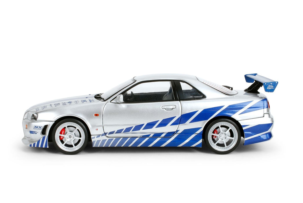 Fast & Furious Brians Nissan Skyline GT-R (R34) - Silver - Jada 1/18 - 37771 Passion DIecast
