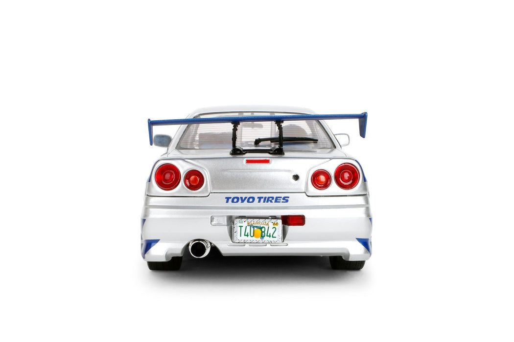 Fast & Furious Brians Nissan Skyline GT-R (R34) - Silver - Jada 1/18 - 37771 Passion DIecast