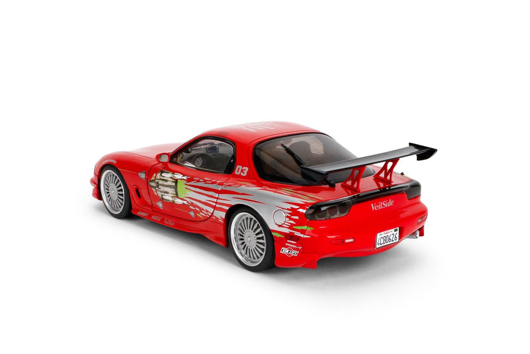 Fast & Furious Doms Mazda RX-7 - Red - Jada 1/18 - 38137 Passion DIecast