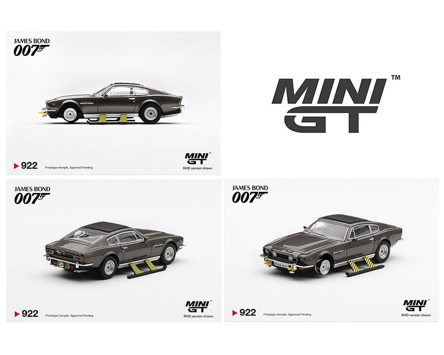 James Bond 007 Aston Martin Vantage V8 The Living Daylights - English Packaging - Mini GT - 1:64 - MGT00922-007E Passion Diecast