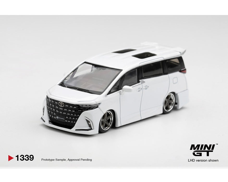 Toyota Alphard 40 KUHL - White - Mini GT - 1:64 - MGT01339 Passion Diecast