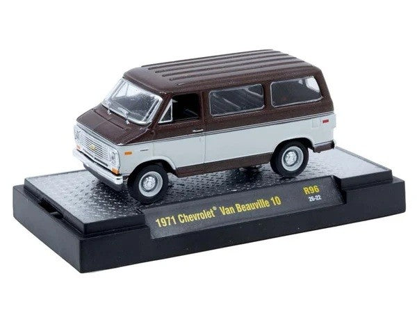 1971 Chevrolet Van Beauville 10 - Detroit-Muscle Release 96 - M2 Machine - 1:64 - 32600-96 C Passion Diecast