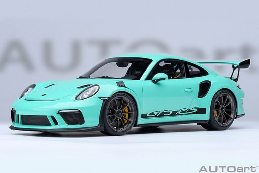 Porsche 911 (991.2) GT3 RS (Mint Green) - Autoart 1/18 - 78181 - Passion Diecast 