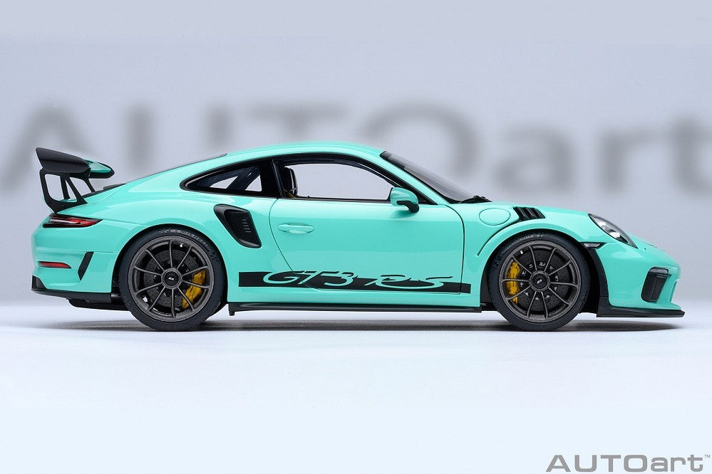 Porsche 911 (991.2) GT3 RS (Mint Green) - Autoart 1/18 - 78181 - Passion Diecast 