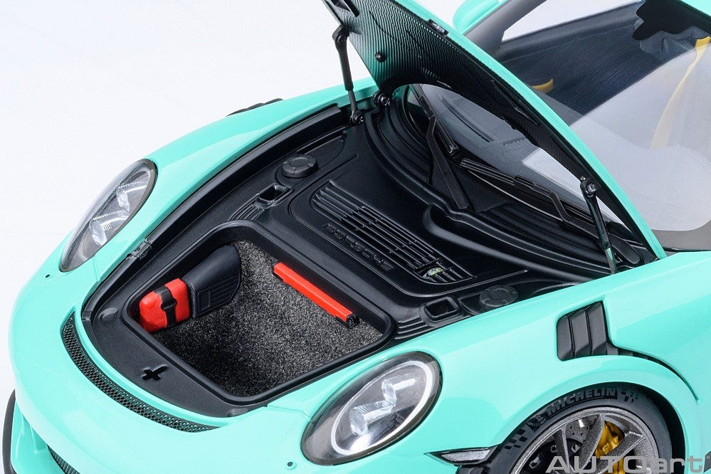 Porsche 911 (991.2) GT3 RS (Mint Green) - Autoart 1/18 - 78181 - Passion Diecast 