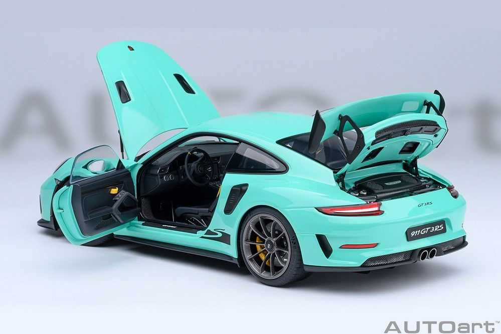 Porsche 911 (991.2) GT3 RS (Mint Green) - Autoart 1/18 - 78181 - Passion Diecast 