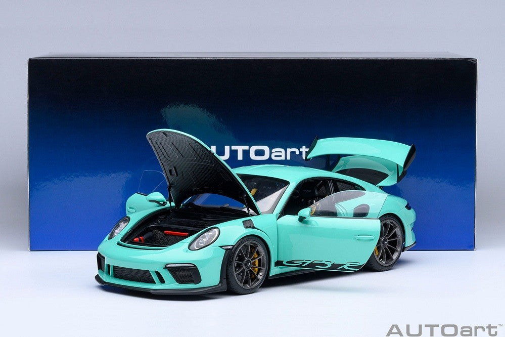 Porsche 911 (991.2) GT3 RS (Mint Green) - Autoart 1/18 - 78181 - Passion Diecast 