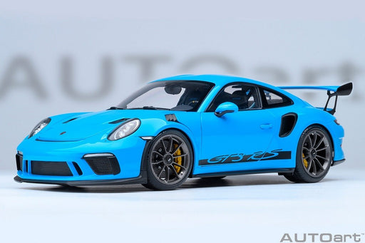 Porsche 911 (991.2) GT3 RS (Riviera Blue) - Autoart 1/18 - 78182 - Passion Diecast 