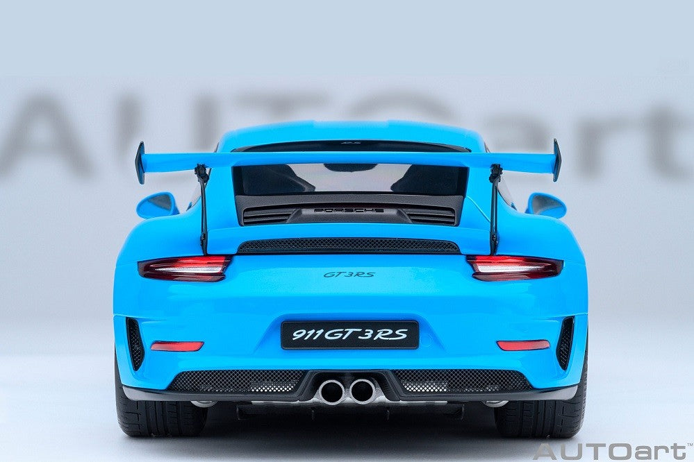 Porsche 911 (991.2) GT3 RS (Riviera Blue) - Autoart 1/18 - 78182 - Passion Diecast 